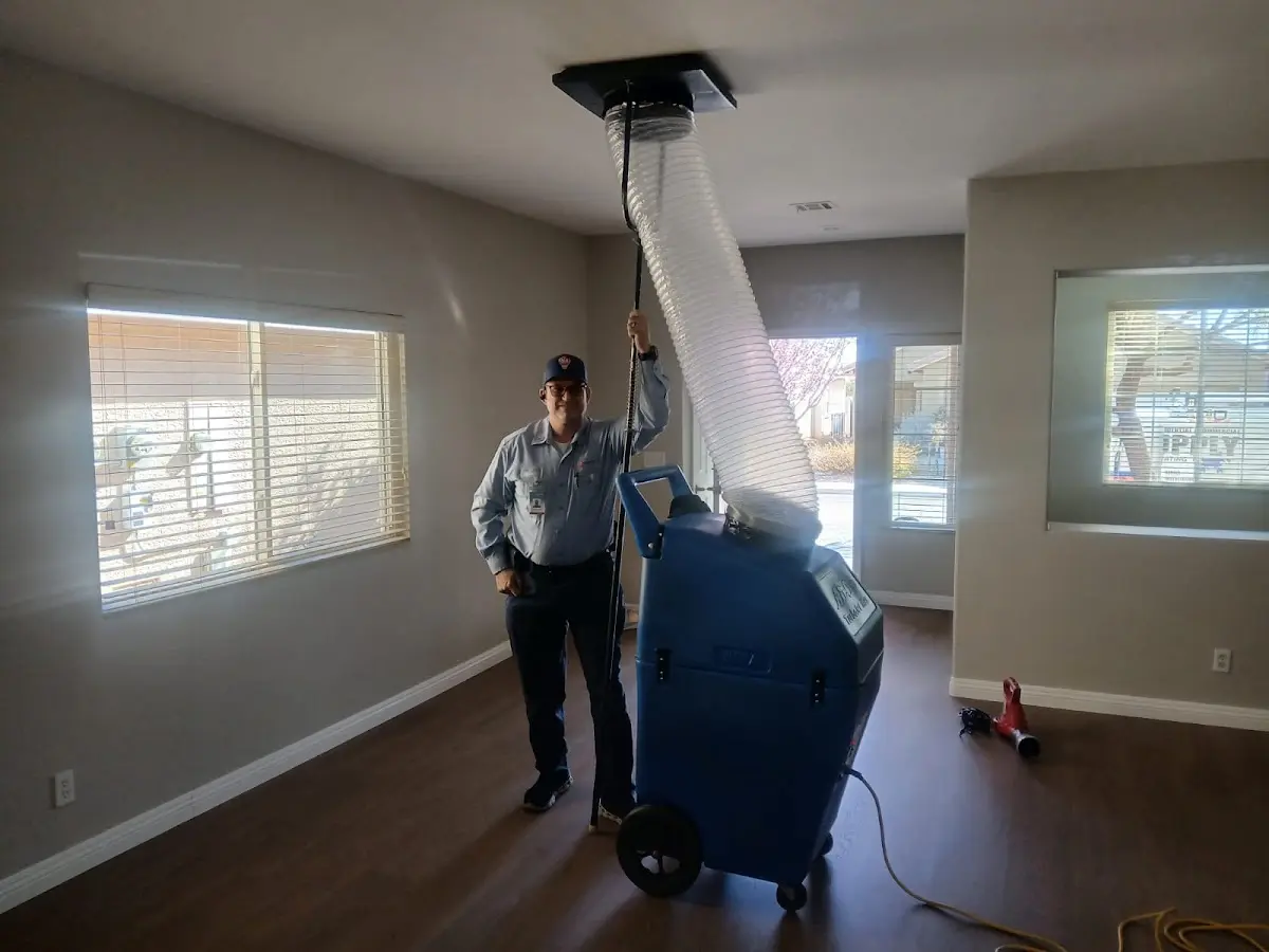 Professional Dryer Vent Cleaning work inside a Lebanon home